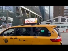 कार के शीर्ष पर एलईडी डिस्प्ले