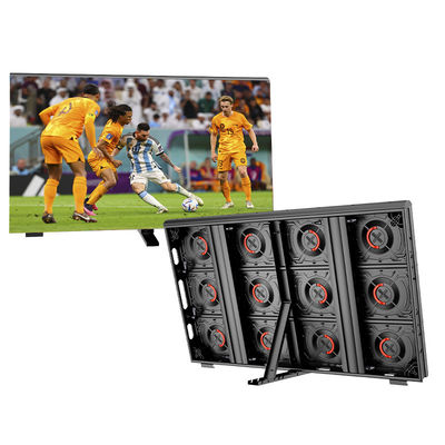आयरन या एल्यूमीनियम कैबिनेट एलईडी स्क्रीन स्टेडियम 5000-8000cd/M2 की चमक के साथ